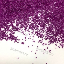 Микробисер 150г перламутровый, фиолетовый 4