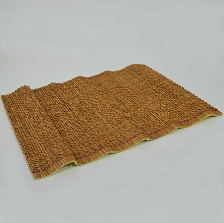 Салфетка плетёная не обшитая 40х30см бамбуковая коричневая