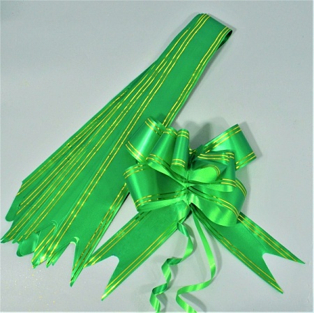 Бант-бабочка 4,5см бумага зелёный (10шт)