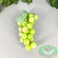 Виноград круглый гроздь 18см резина зеленый (1шт)