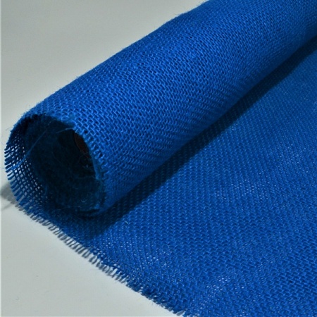 Мешковина джутовая 50смх4,5м в рулоне синяя (1шт)