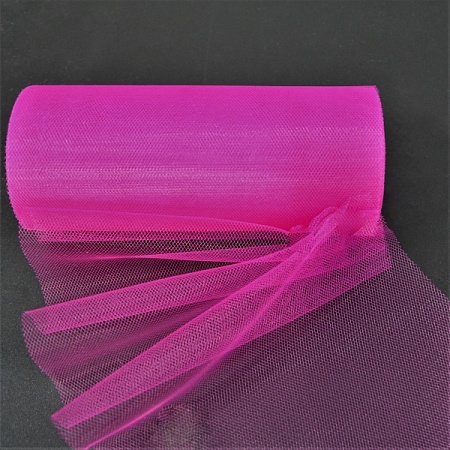 Фатин 15см х 9м в рулоне пурпурно-розовый (1шт)