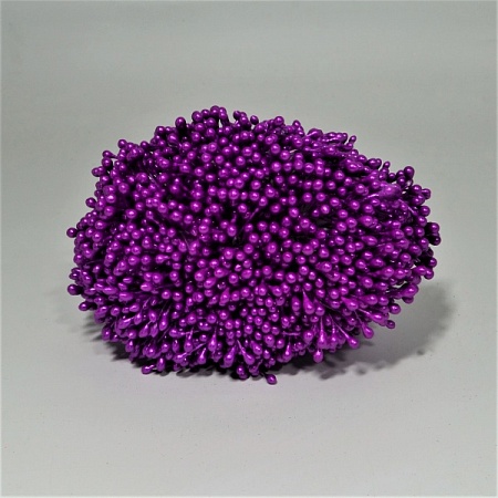 Тычинки на нити 3мм светло-фиолетовый