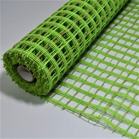 Сетка для упаковки 53смх5м в рулоне натуральная зелёная (1шт)