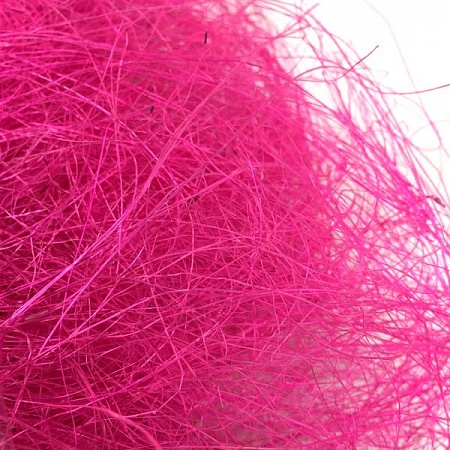 Сизалевое волокно 100г ярко-розовое